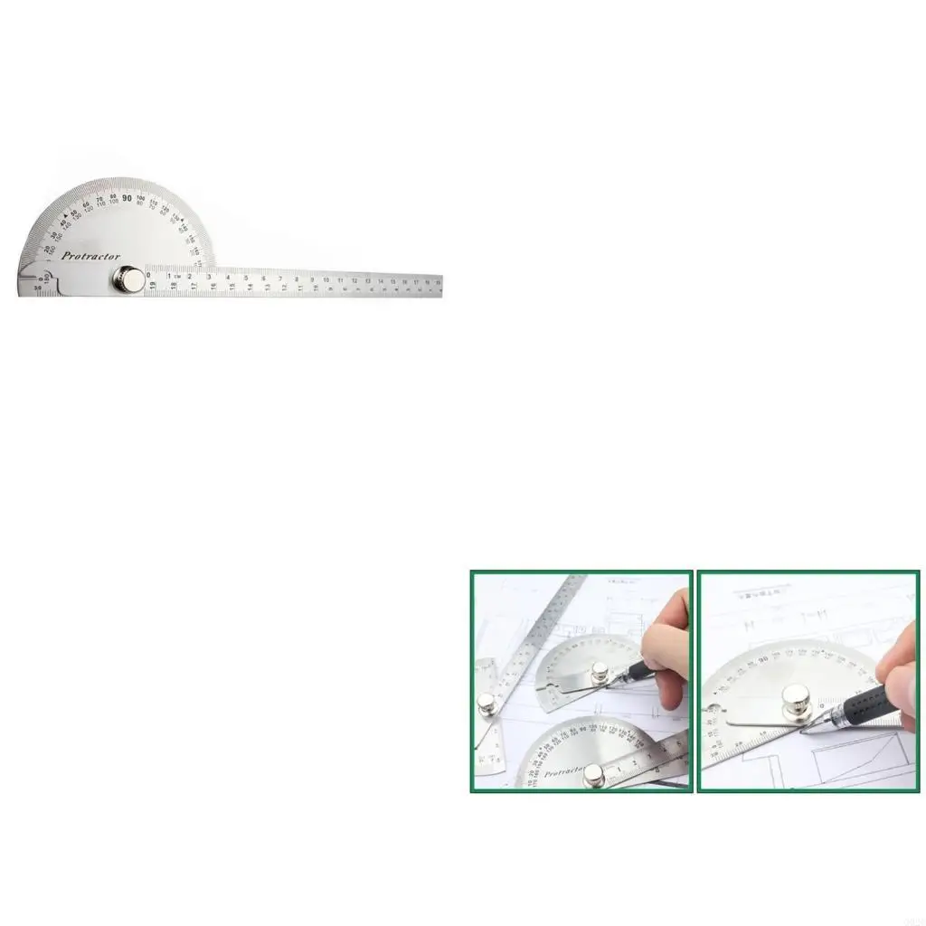 G92C Stainless Steel Protractors 90X150 90X200 for Long Use in Building and Remodeling