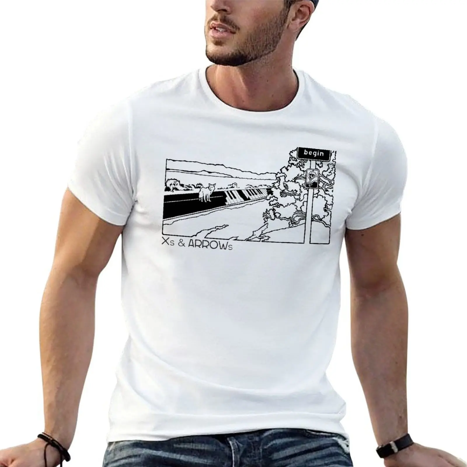Xs & ARROWs From Here Shirts and Accessories T-Shirt anime tshirt cotton man t-shirts big and tall t shirts for men