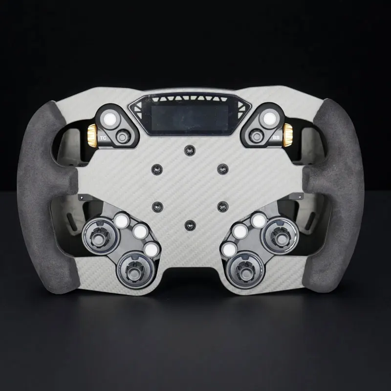 Simulated Racing Game Carbon Fiber 315mm Steering Wheel F1/GT replacement Steering Wheel For MOZA CS PRO Wheel Hub