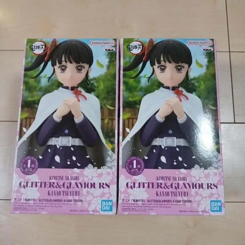 Original Bandai Banpresto Brand New Unopened Blade of Demon Destruction Glitter Glamours Shinobu Kocho Tsuyuri Kanao 22Cm Toy
