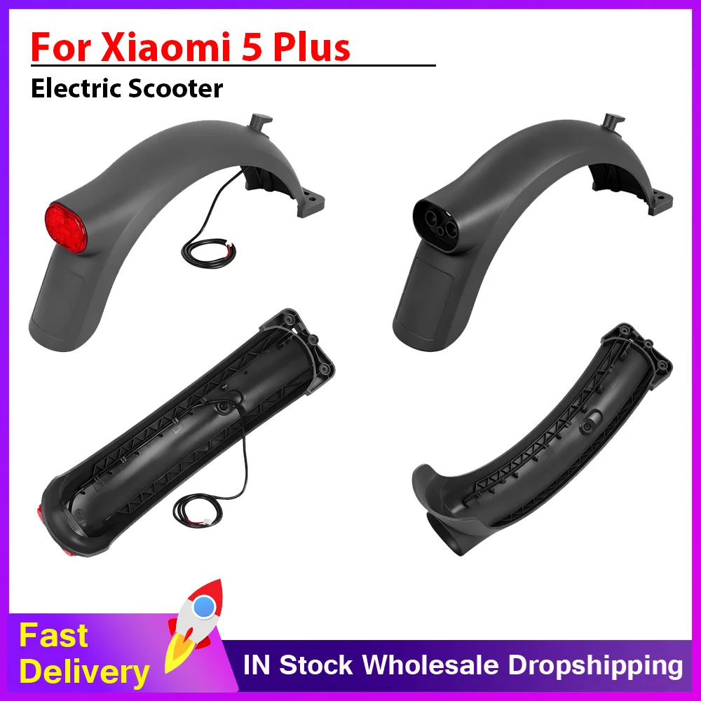 

Electric Scooter Fender for Xiaomi 5 Plus E-Scooter Rear Wheel Mudguard Including Brake Taillights Parts Accessories