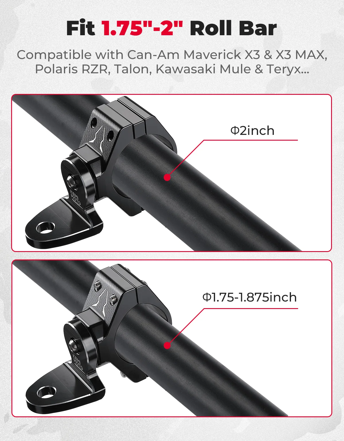 KEMIMOTO UTV ATV 3FT Spiral-LED-Peitschenlicht mit APP-Fernbedienung, IP67 wasserbeständig, kompatibel mit Polaris RZR für Can-Am X3 – Detail 21