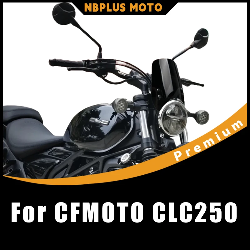 【Premium】Für CFMOTO CLC250 (250CL-C) Windschutzscheibe, modifizierte Frontscheibe, dekoratives Windabweiser-Verkleidungszubehör