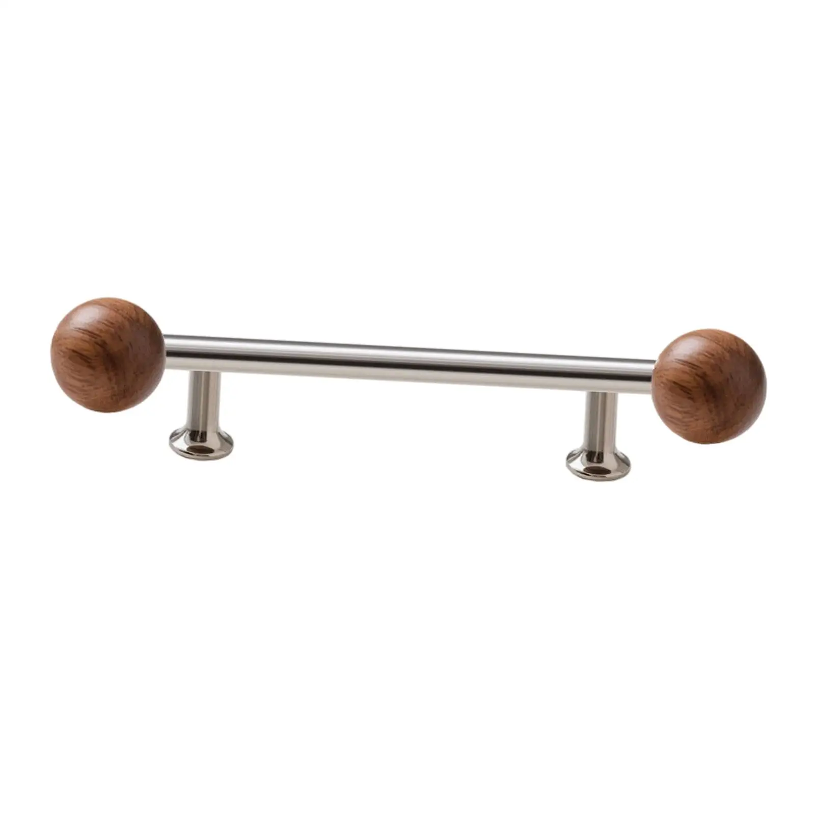Walnut and Copper Cabinet Handle Vintage Beaded Drawer Pull Easy Grasp Home Decor for Kitchen Cupboards