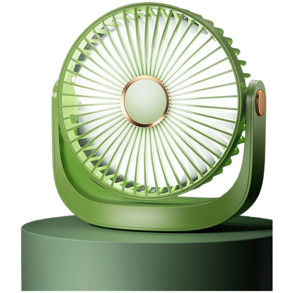 Compact USB For MINI Desk Fan with 5 Wind Speeds 1000mAh Rechargeable Battery and 360 Degree Rotation for Reliable Local Airflow