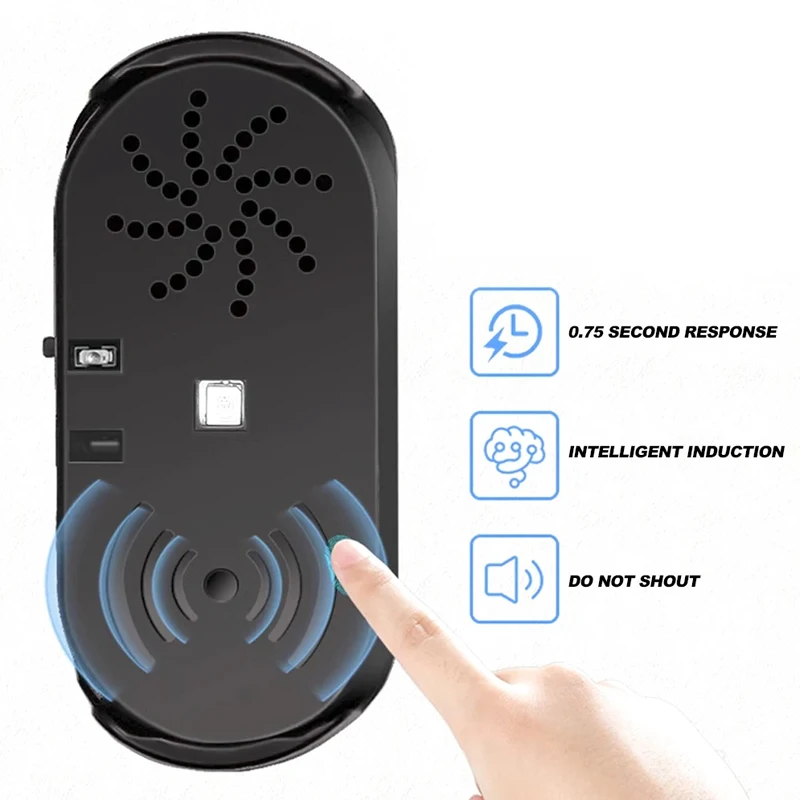 Smart Car Door Opening Sensor Alarm Anti-Collision Device Voice Notifications With High Sensitivity Car Door Opening Sensor