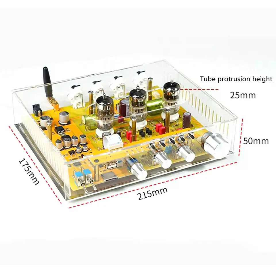 F1T HIFI Tube Tone Preamplifier Bluetooth 5.0 Vocal Sweet Preamplifier 6N2 *3