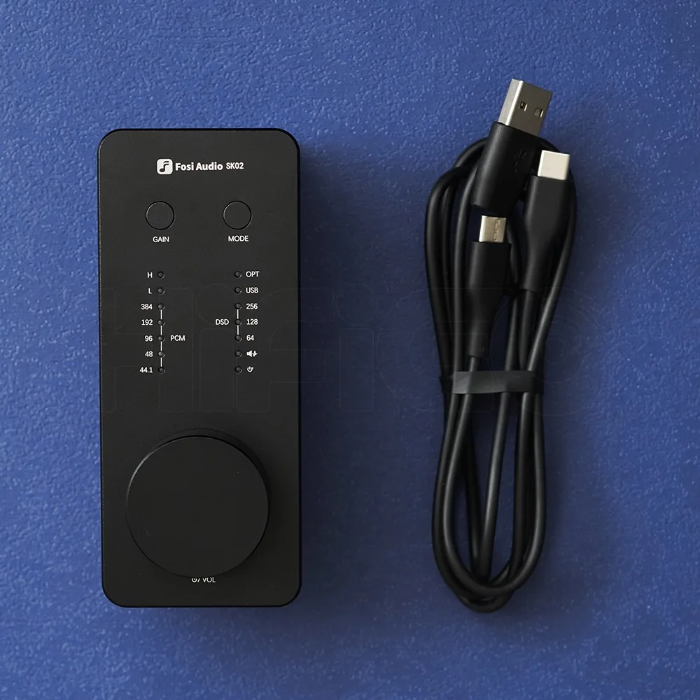Fosi Audio SK02 DAC Headphone Amp ES9038Q2M