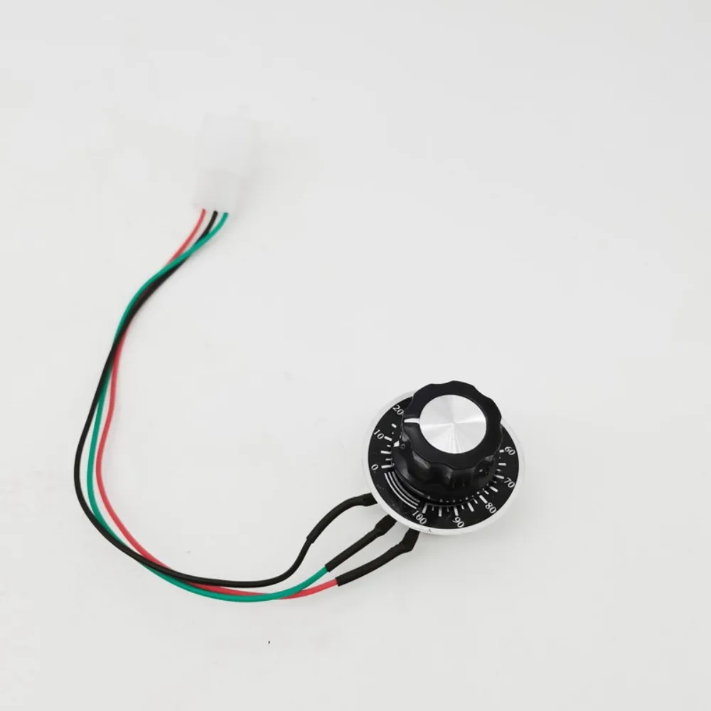 Motor Speed Control Potentiometer with Wire DIY Electric Mechanical Equipment Control Speed Manual Positioner 