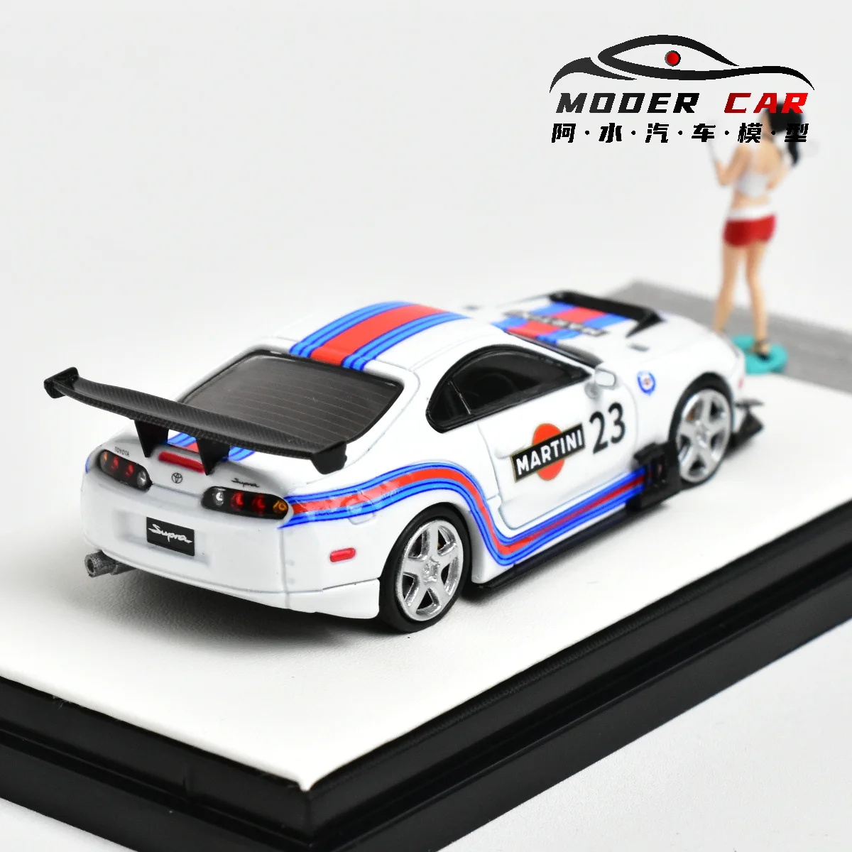 

TM Time Micro 1:64 Adults Hobby supra A80Z Martini Diecast Model Car