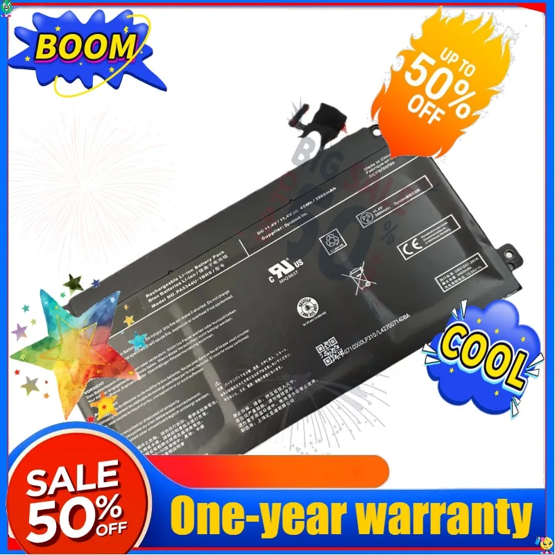 SWZY New PA5344U-1BRS PA5344U 11.4V 45Wh 3860mAh Laptop Battery Apply for Toshiba Dynabook Built-in