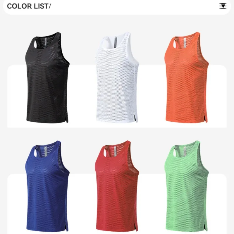 Men Women Compression Outdoor Running Tank Shirts Male Fitness Sport Basketball Football Gym Marathon Vest Riding Clothes 6130