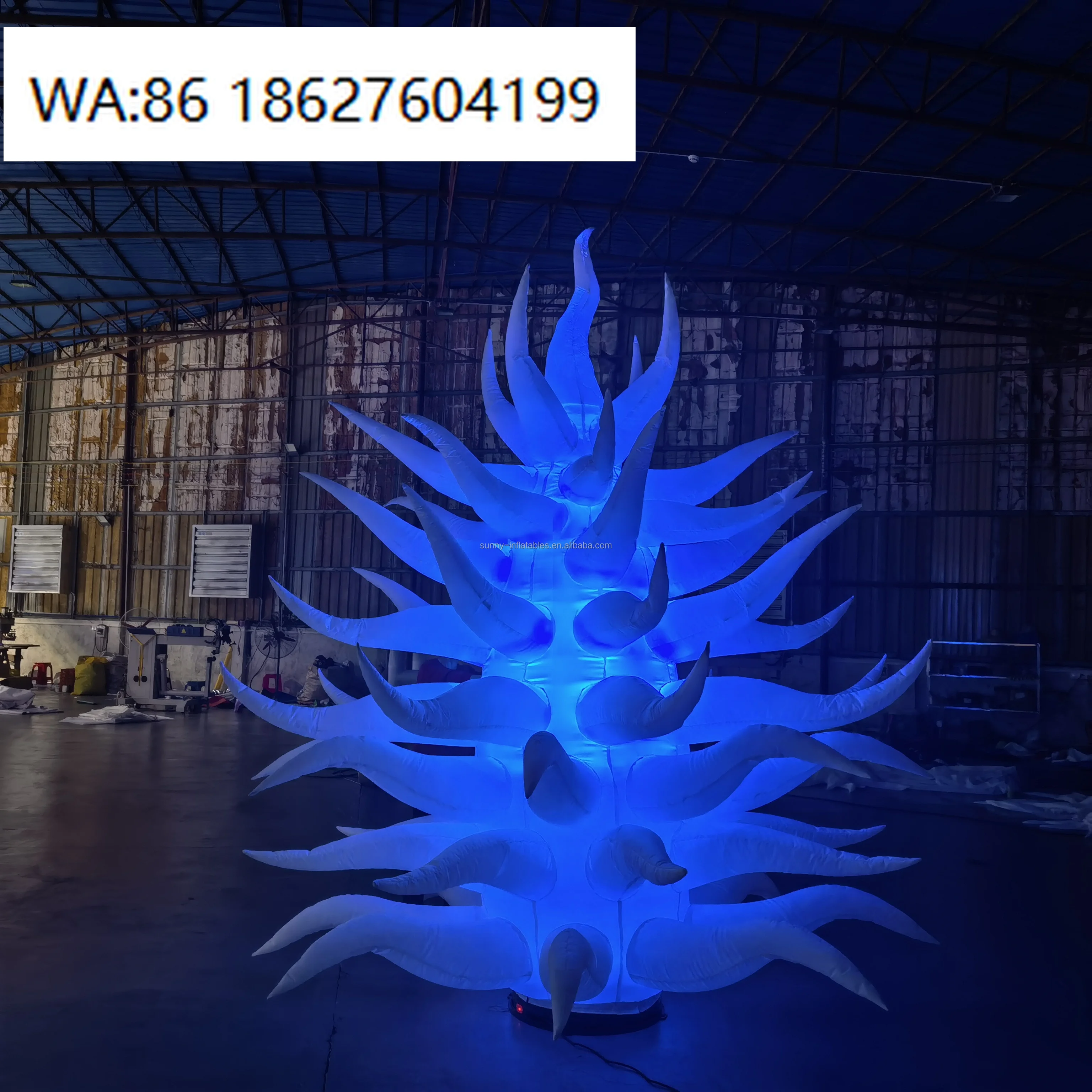

LED Signage Giant Inflatable Lighting Event Party Wedding Decoration LED Light up Air Column Advertising Inflatable Pillar