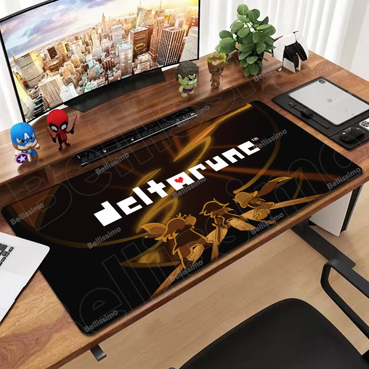 Deltarune Mouse Pad Keyboard Rubber Mousepad lauge 1200X600 mm Decorate desktop Desk Mat PC Gamer Office Carpet Home Table pad