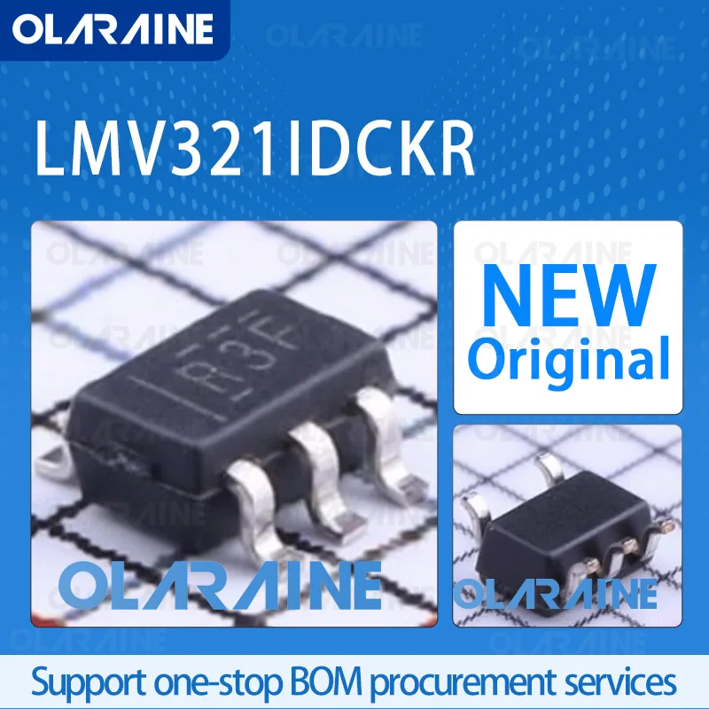 10/50/100Pcs LMV321IDCKR  SC-70-5 original 100% ic chip Operational amplifiers 1 Channel SR 1 V/us Vos  7 mV Ib 250 nA