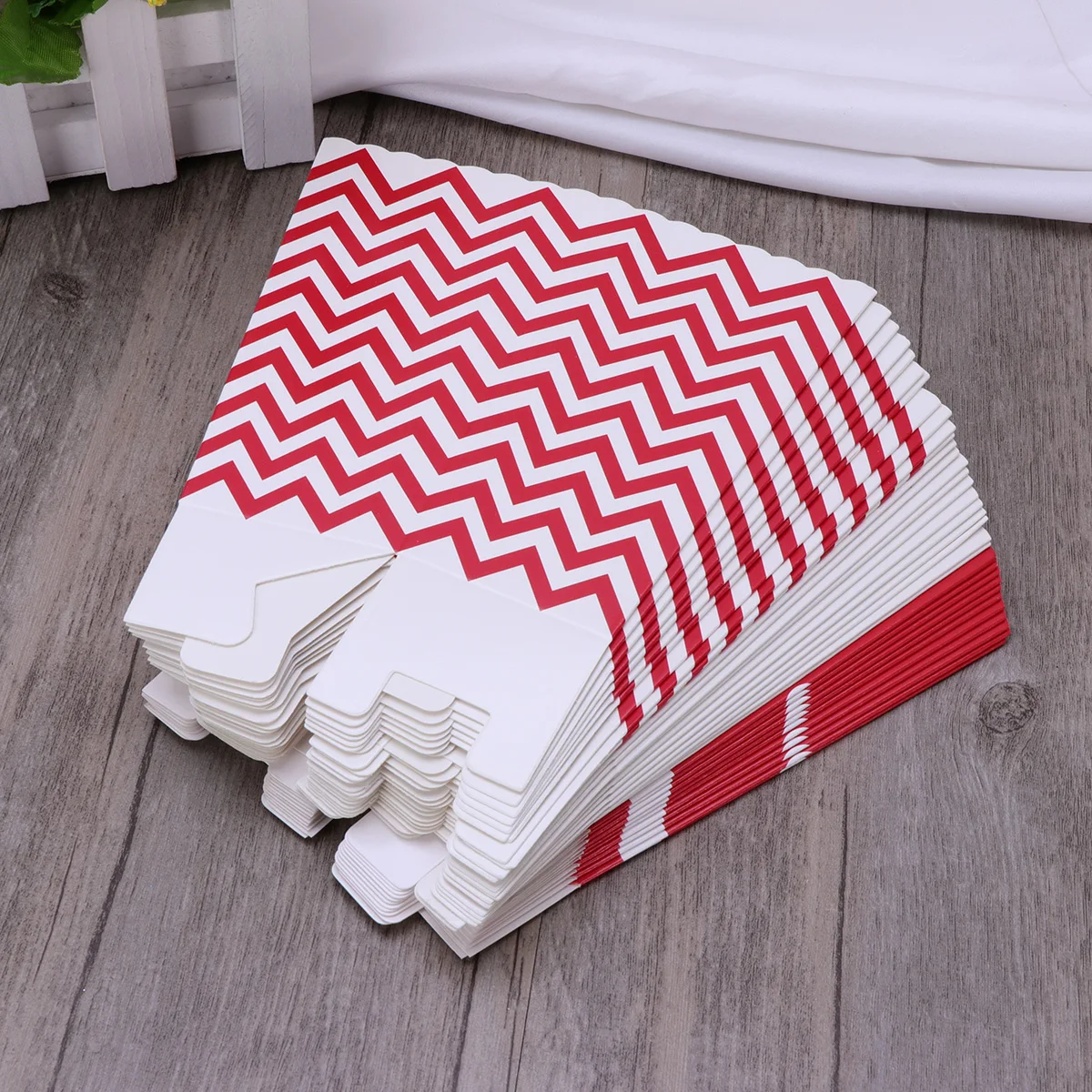 

48 Pcs Carton Graduation Red Cartons Birthday Decoration Bags Gift Disposable