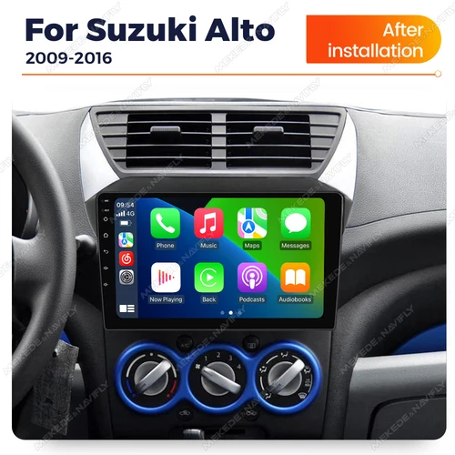 Imagen 2 del producto Android 14 radio de coche para Suzuki Alto 2009 - 2016 Autoradio reproductor Multimedia navegación GPS inalámbrico Carplay Androi dauto WIFI