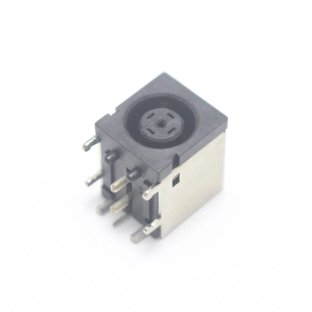 1 Uds 7,4*5,0mm DIP DC toma de corriente tableta portátil interruptor de carga conector reparación placa PCB toma de soldadura para Dell Inspiron rct