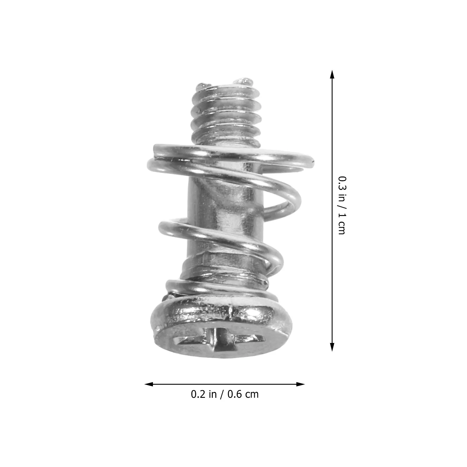 50Pcs Spring Steel Heatsink Screws for GPU Back Plate Fixing Compact Design Easy Replacement Multi-Device Compatible Metal