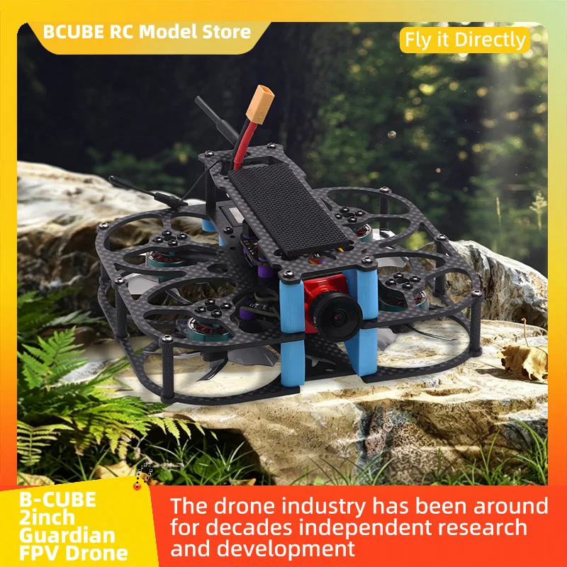 B-CUBE 2inch Guardian FPV Drone FrameKit Carbon Fiber Racing Drone Quadcopter INAV Beatflight F722 NOXE Ardupilot Flight Control