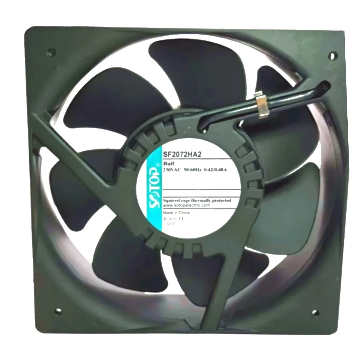 SF2072HA2  0.48A 206x206x72mm 2-Wire Server Cooling Fan