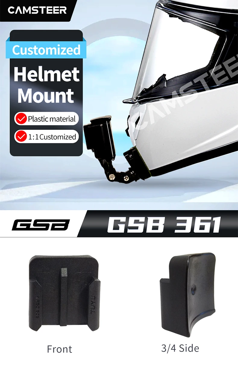 Motorrad Maßgeschneiderte Helm Kinn Halterung für HJC Shoei X14 NXR RF1400 Agv Arai Für GoPro 13 12 11 Insta360 Ace Pro2 X4 X3 DJI 5Pro – Detail 11