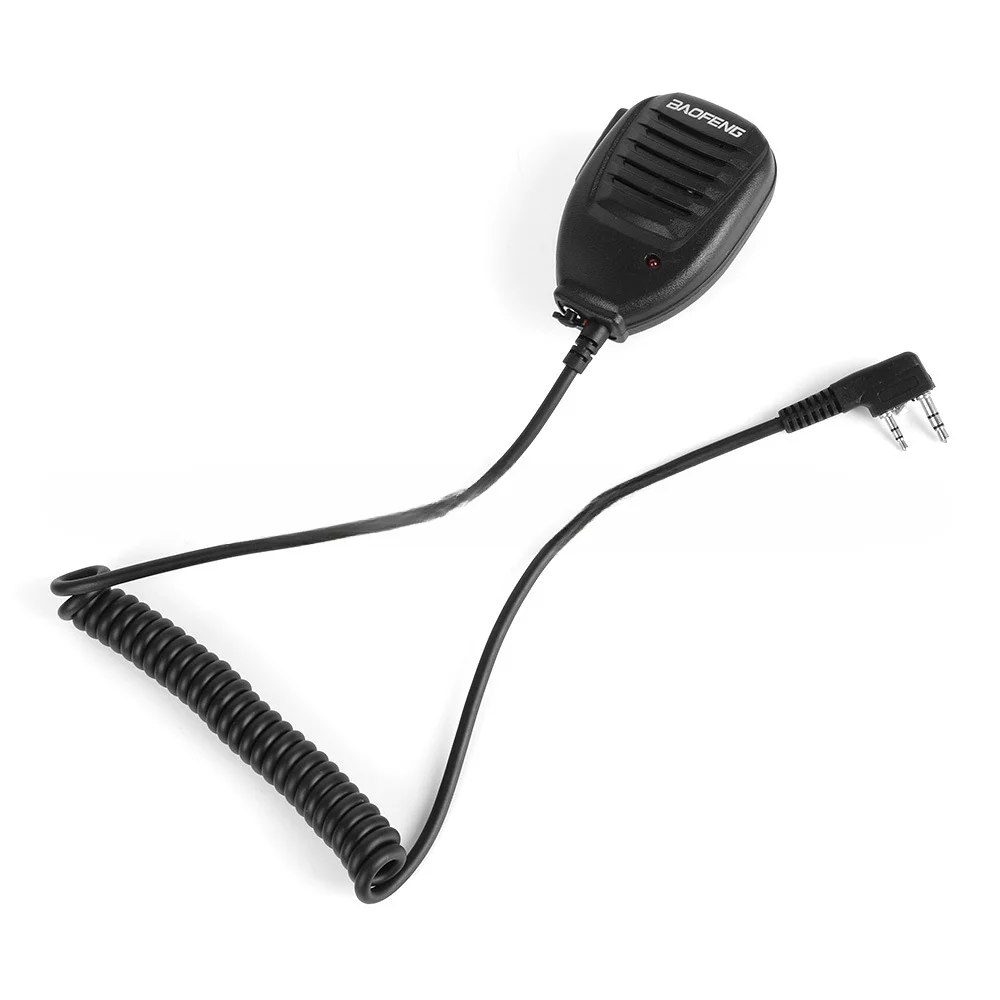 Walkie-talkie hand microphone with light for KENWOOD Baofeng UV-uv5r BF-888S