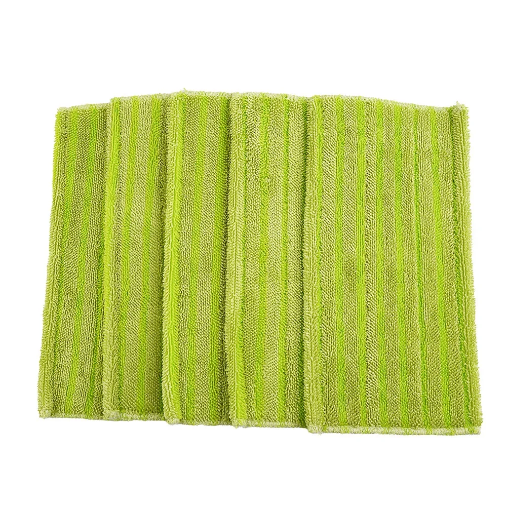 5 Pack Reusable Washable Mop Pads Microfiber Cloth For Only Fit For For Wet Jet Hardwood And Floor Spray Mop