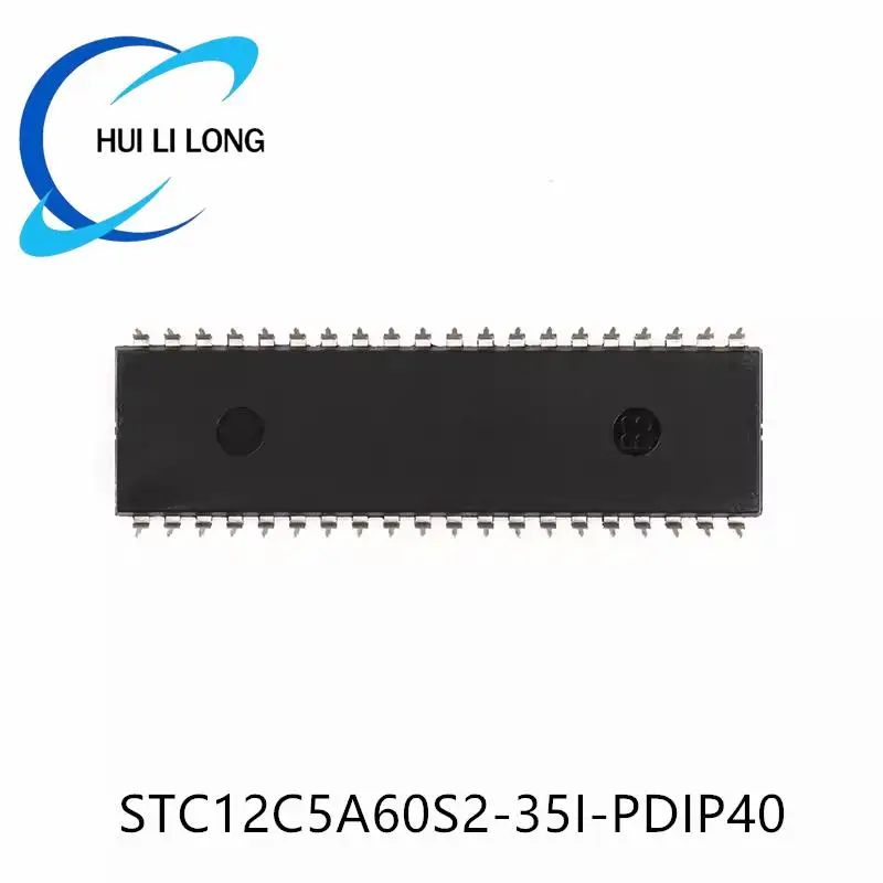 STC STC12C5A60S2-35I-PDIP40 STC12C5A60S2 35I PDIP40 12C5A60S2 Multi-Serial 8051 Single-Chip Microcomputer ISP EEPROM