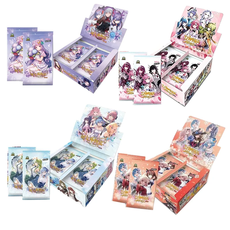 Anime Goddess Story Collection Cards Booster Box ns01 ns02 2m01 Waifu TCG Trading Card Packs for Fans Collection and Kids Gift