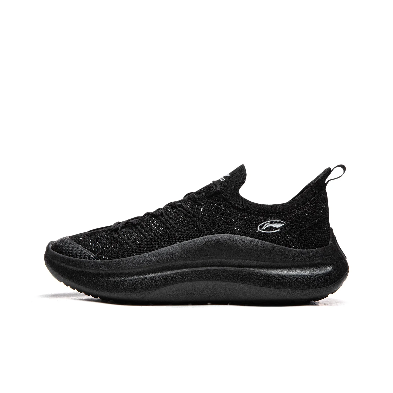 Li Ning Cloud Wave Slip On Low top Casual Shoes Men's Black AGLW051-5