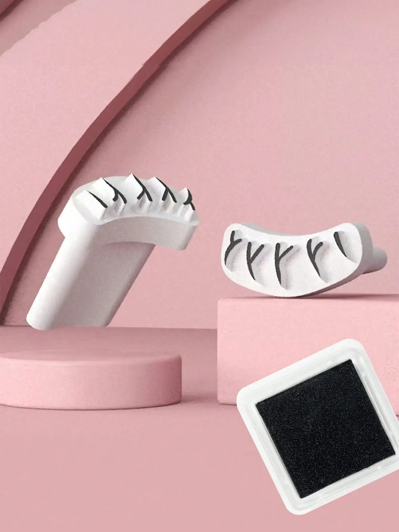 ختم الرموش السفلية ، الرموش الصناعية ، تقليد الرموش الاصطناعية الحقيقية ، ختم بطانة العين ، زوج واحد #2