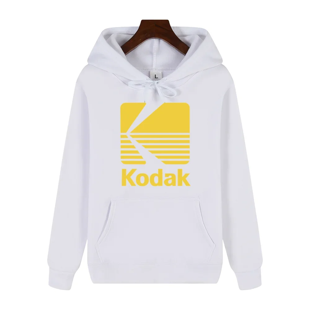 

Американская ретро-толстовка Kodak: высококачественная, удобная, дышащая, с капюшоном, модная, свободная, оверсайз