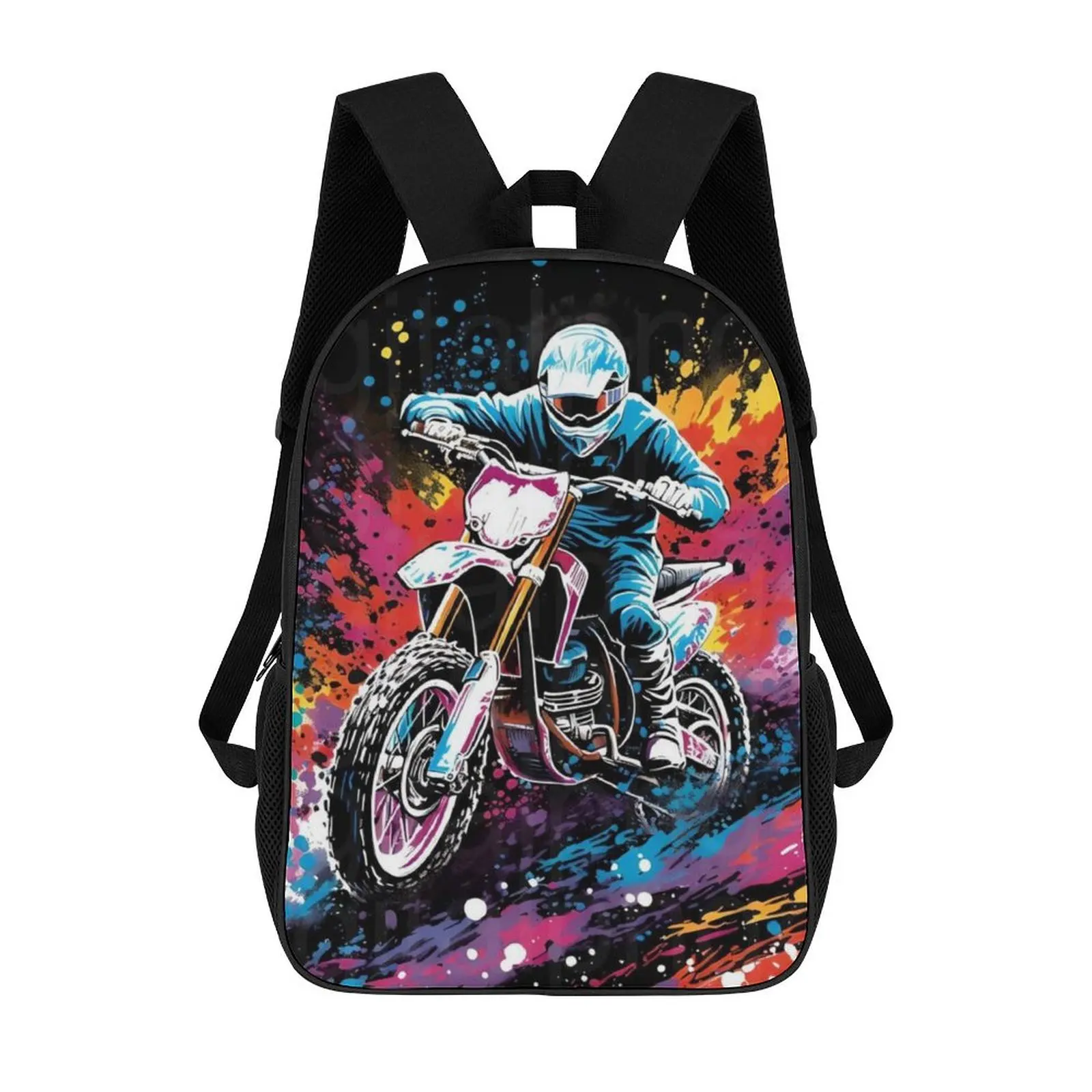 

Race Car 3d Printed Teen Schoolbag Cool Boy Custom Large Capacity Travel Backpack 17 Inch 2024 New Laptop Bag