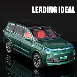 1:24 LEADING IDEAL L9 SUV Alloy Car Die Cast Toy Car Model Sound and Light Children's Toy Collectibles Ornaments Birthday Gift