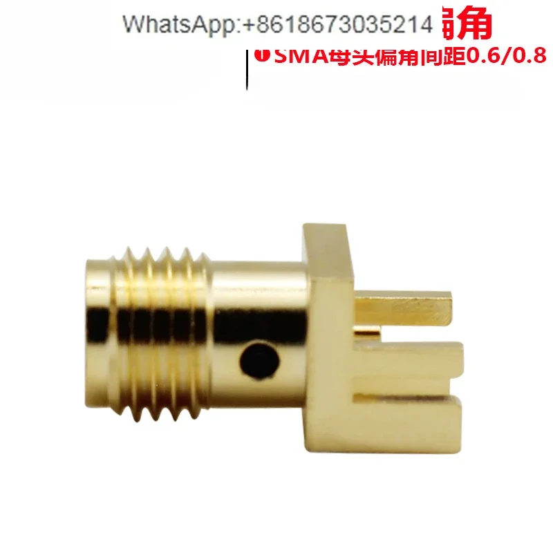 SMA-KE small partial foot 0.6MM/0.8MM small pitch connector 18GHZ high frequency female seat welding PCB board short pin