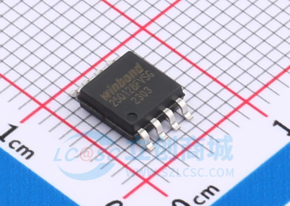 10PCS  W25Q128FVSIG package SOIC-8 brand new original genuine product