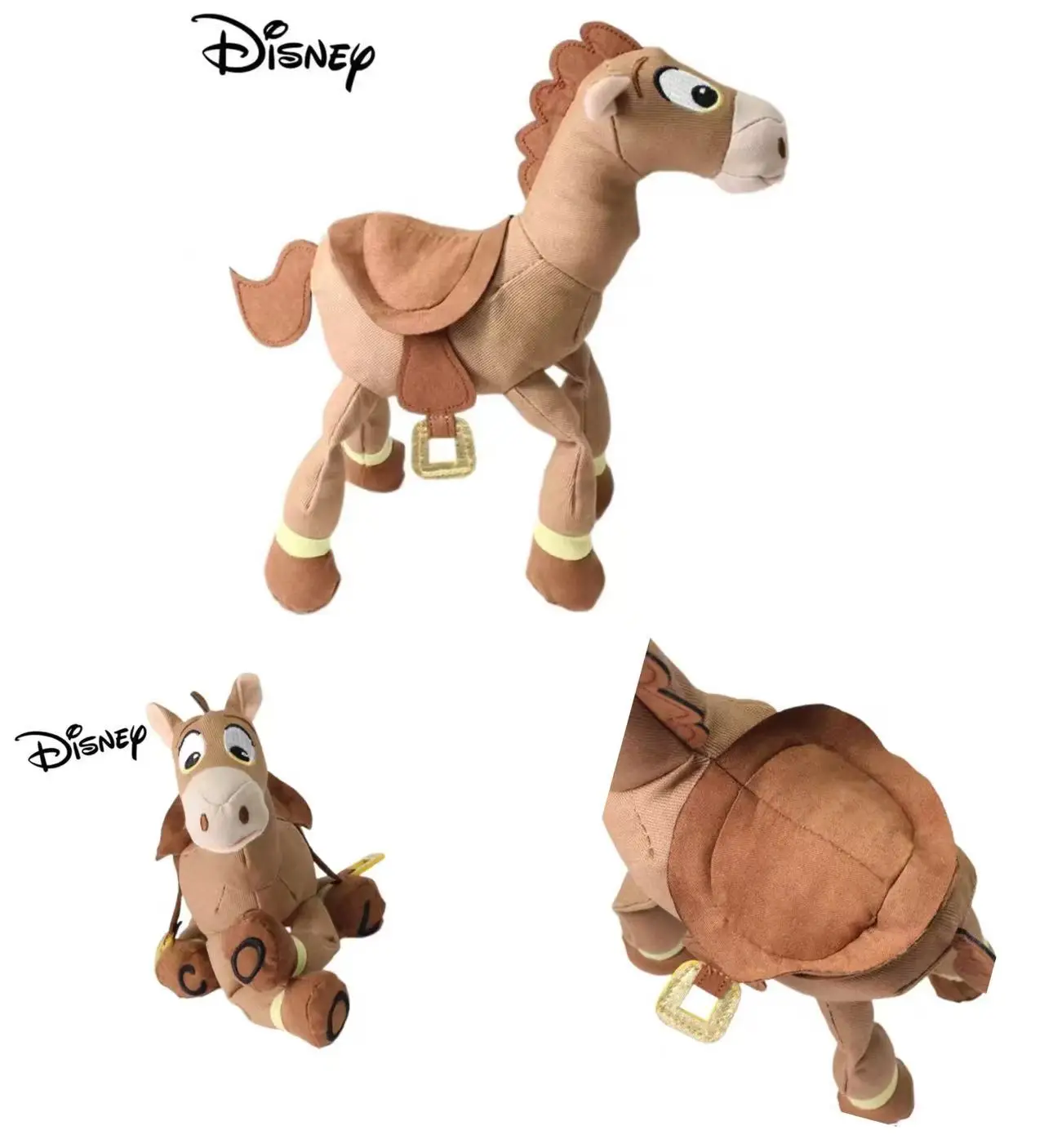 New 25CM Toy Story Woody Sheriff Bass Bullseye Stuffed Animals Cute Horse Plush Cartoon Doll Birthday Gift For Kids Plush Toy