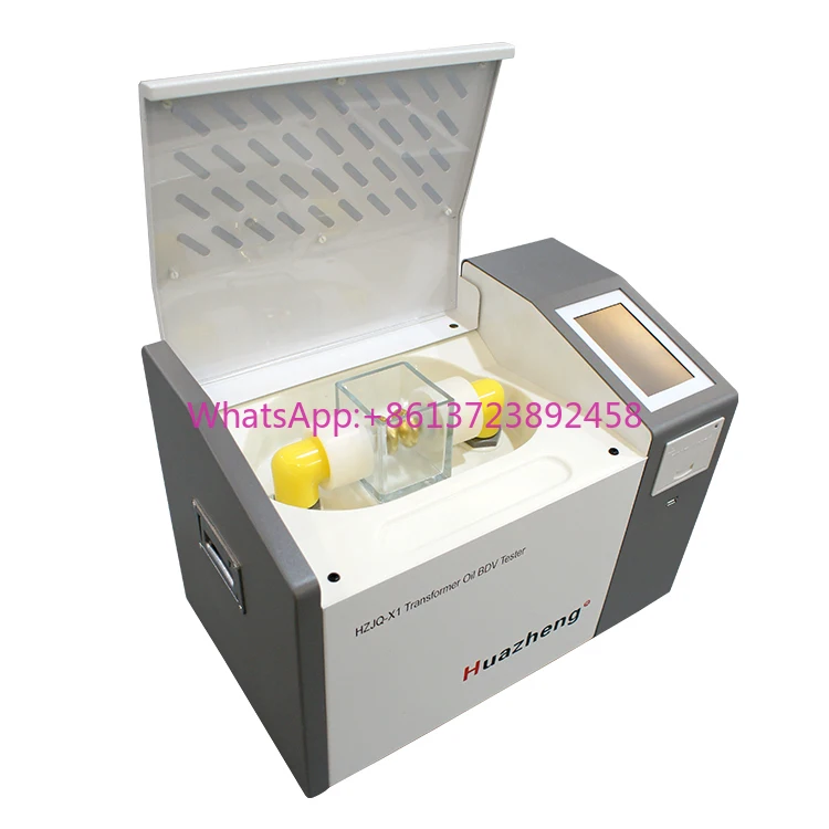 Huazheng transformer bdv oil measurement tool Auto Testing Machine 80kv full automatic dielectric strength tester