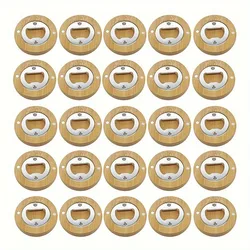 1/10/25/40pcs Bamboo Blank DIY Bottle Opener Suitable For Bar Or Household Barware Tool Wedding Favors Bottle Opener for Guests