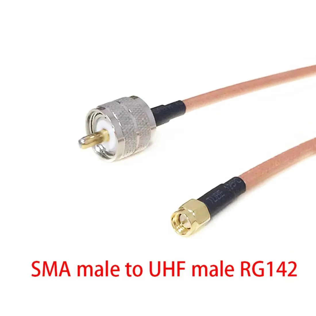 Hochwertiger Low-Loss-UHF-Stecker PL259-Schalter SMA-Stecker RF-Kabel RG142 50 cm/100 cm Adapter Großhandelspreis – Detail 3
