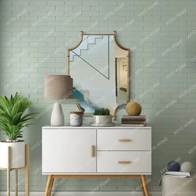 Stylish and simple decoration office model room mirror living room vanity mirror bathroom hanging mirror