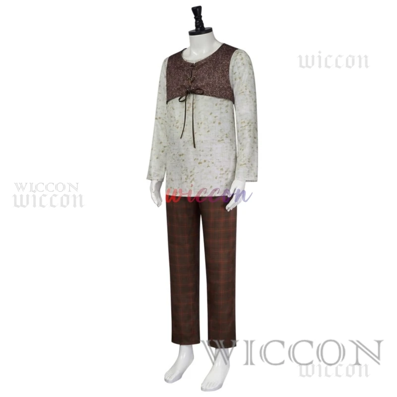 Film Monster Shrek kostiumy Cosplay maska ​​Shrek Top kamizelka spodnie dla mężczyzn wydajność do odgrywania ról Halloween karnawałowe stroje imprezowe — zdjęcie 5