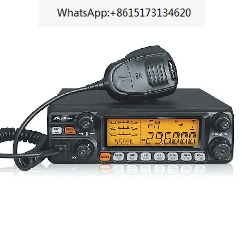 Anytone 10 Meter CB Radio AT-5555N Hight Power 25.615-30.105 Mhz AM/FM/SSB car Radio 18 Months AT-5555N II 1.75kgs CE FCC