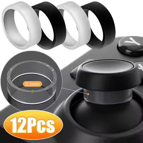 Anti-Wear Joystick Protectors for Steam Deck/Xbox Game Controller Accessories Invisible Elastic Clear Joystick Protection Ring