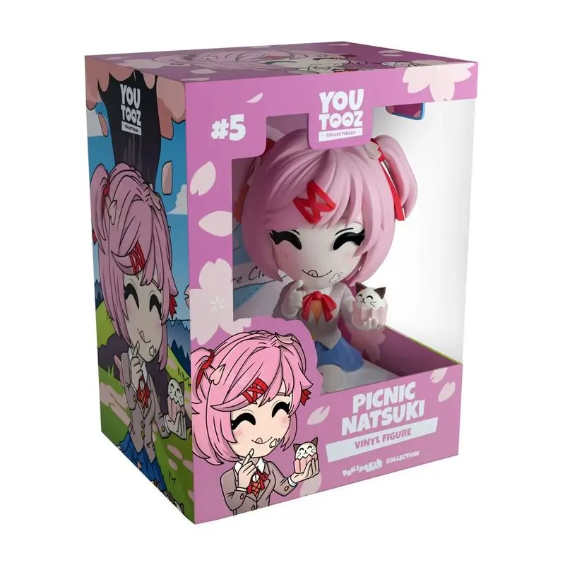 youtooz-doki-doki-literature-club-natsuki-picnic-statuetta-da-collezione-anime-decorazione-da-scrivania-per-appassionati-e-collezionisti-di-anime