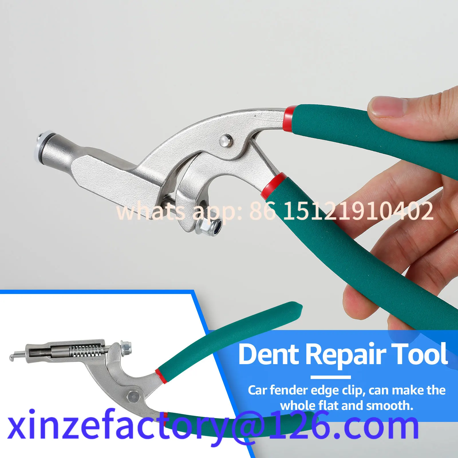 

Customizable Pliers Car Body Hood Pliers Paintless Dent Repair Flat Hole Caliper Tool