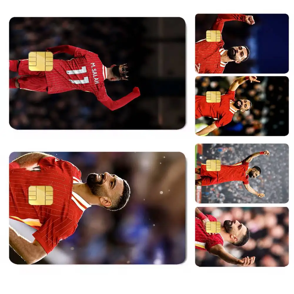 Mohamed Salah 10 Football-l Credit Card HD Stickers Premium matte film effectively prevents fingerprints and daily abrasion.
