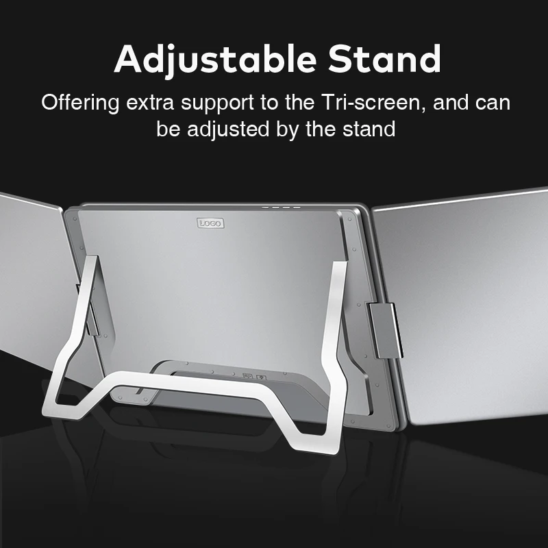 Nuevo producto 2025 monitor portátil de 16 pulgadas extensor de computadora portátil plegado electrónica de consumo para diseño de trabajo 100% SRGB