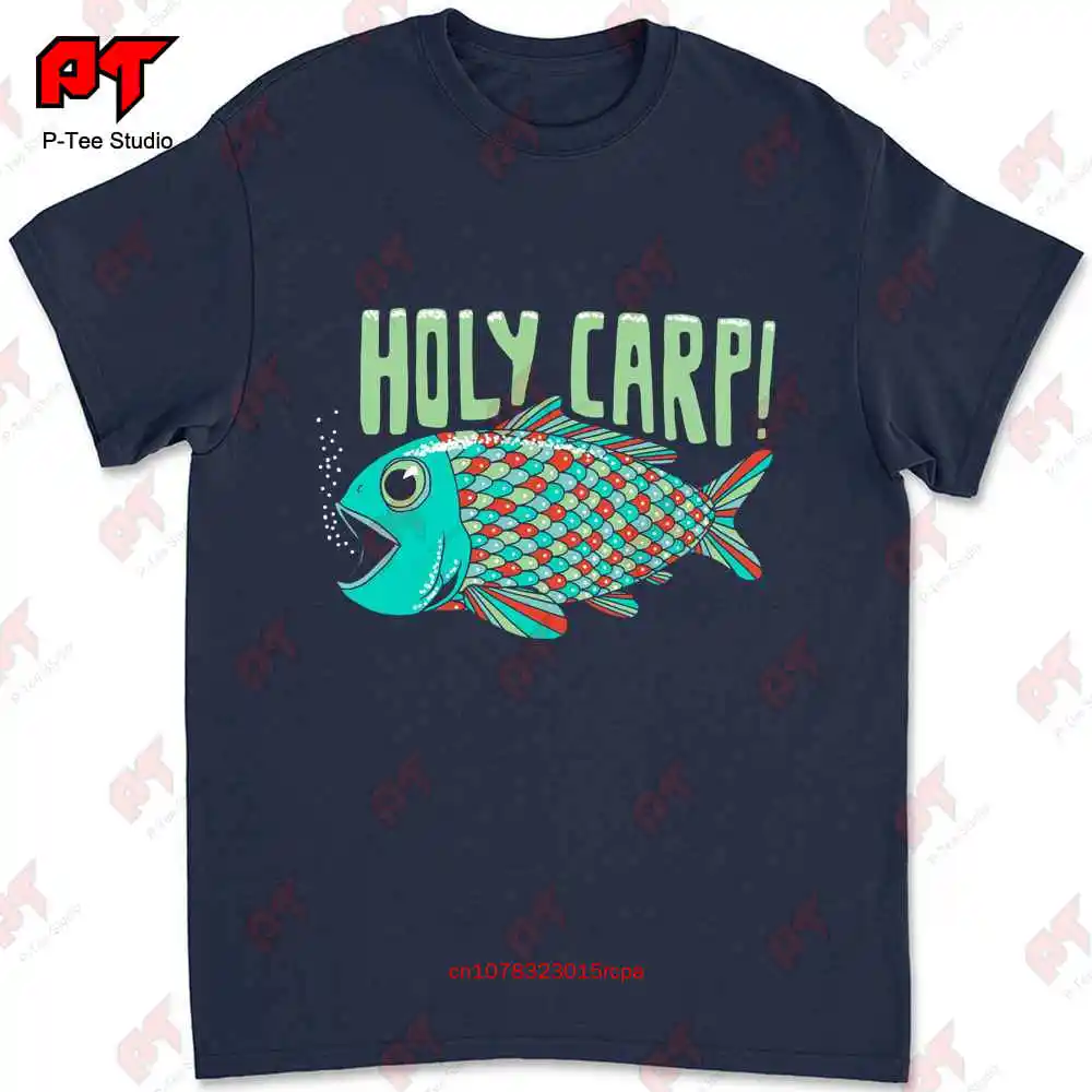 Holy Carp Angler Holy Crap Fly Fishing T-shirt IJ93